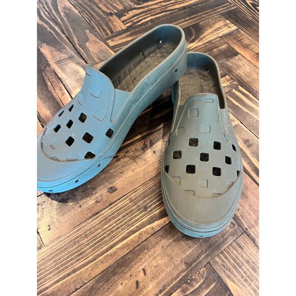 Vans Slip On Mule TRK Shoes Mens 10 Rubber Clogs Waterproof Skater Biker Core - Picture 10 of 11